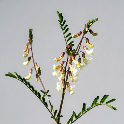 Pink and White Sweet Pea Flowers