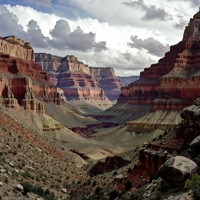 Grand Canyon with Clouds
