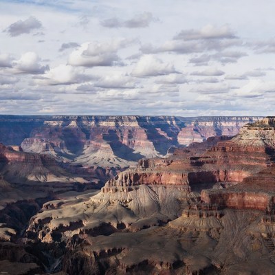 Grand Canyon layered rock formations