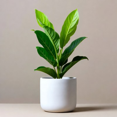 Potted Green Leaf Plant