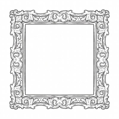 Ornate Vintage Picture Frame