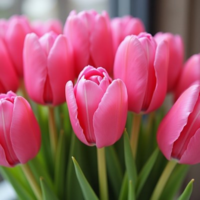 Pink Tulips Bouquet