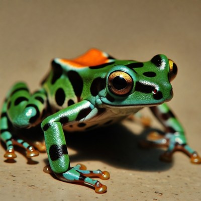 Red-Eyed Tree Frog Closeup