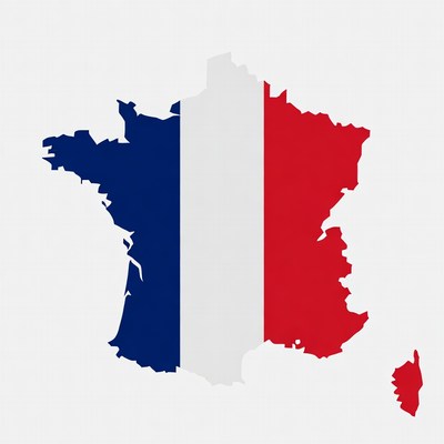 French Flag Silhouette