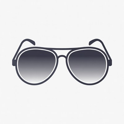 Aviator Sunglasses Illustration