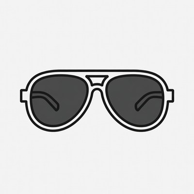 Aviator Sunglasses Icon