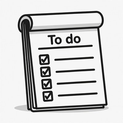 To Do List Checklist Illustration