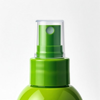 Green spray bottle top
