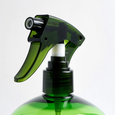 Green Plastic Spray Bottle