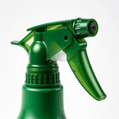 Green Plastic Spray Bottle Nozzle