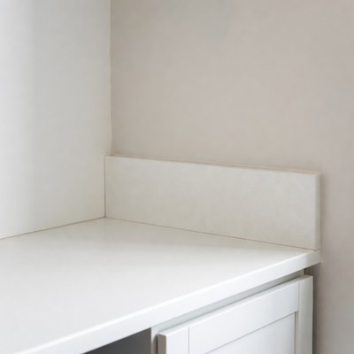 White Kitchen Counter Corner