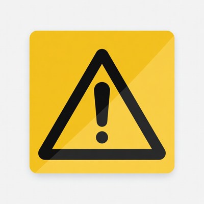 Yellow Warning Sign Exclamation