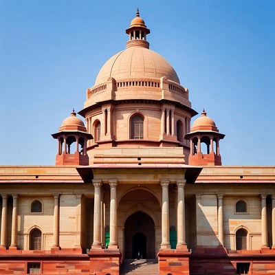 Rashtrapati Bhavan Palace Front View
