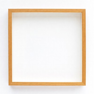 Empty Wooden Picture Frame