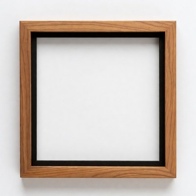 Wooden Picture Frame Empty