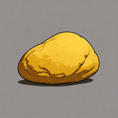 Yellow Potato Illustration