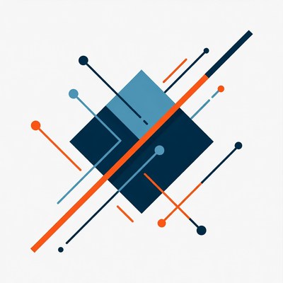 Abstract Geometric Shapes Design