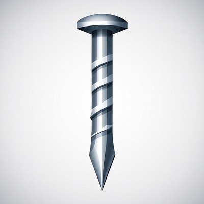 Silver Screw Illustration