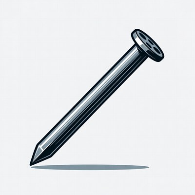 Silver Nail Illustration