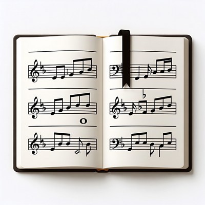 Open Sheet Music Book