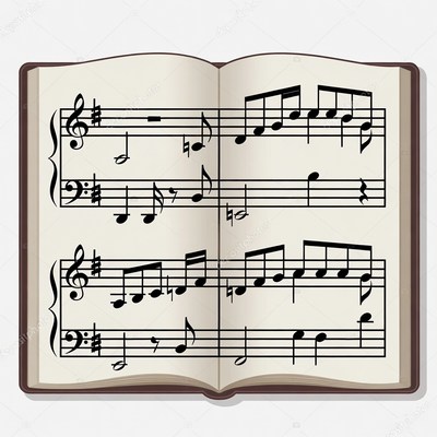 Open Sheet Music Book