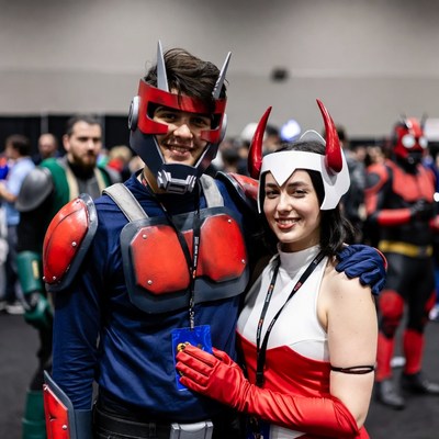 Cosplay Couple as Armored RX Riders