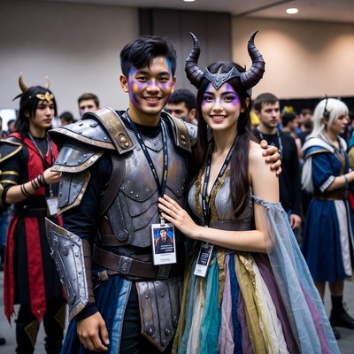 Cosplay Couple as Malekith and Maleficent