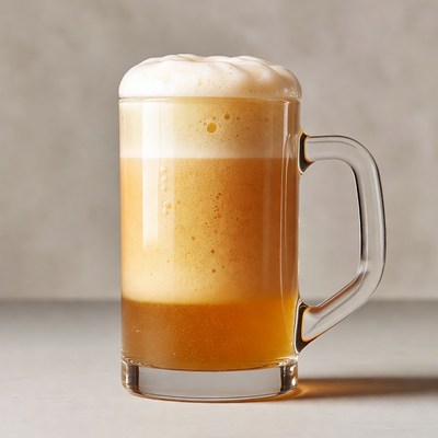 Frothy Beer Glass