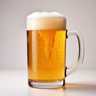 Pint of Beer with Foam