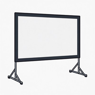 Projection Screen on Tripod Stand