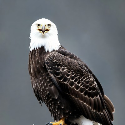 Bald eagle close-up portrait