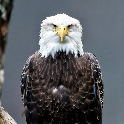 Bald eagle close-up portrait