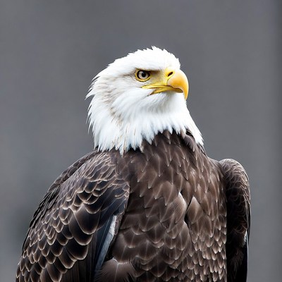 Bald Eagle Close-Up Portrait