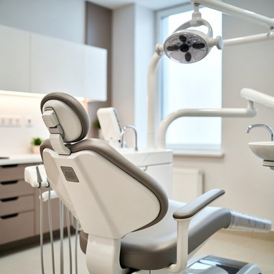 Modern Dental Chair in Clinic