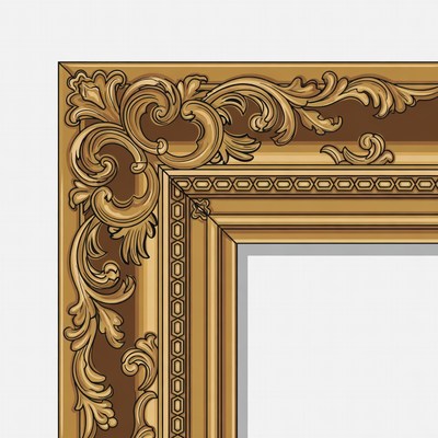 Ornate Gold Picture Frame