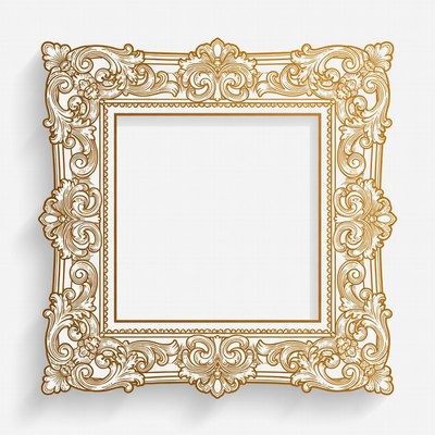 Ornate Gold Picture Frame