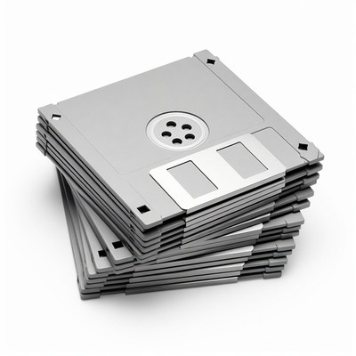 Stack of Floppy Disks