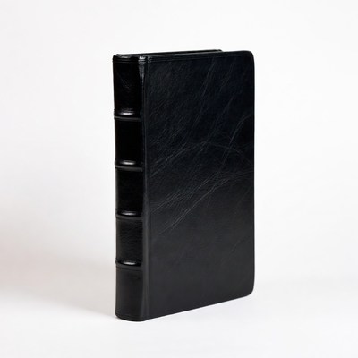 Black Leather Bound Book