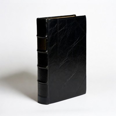 Black Leather Bound Book