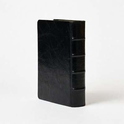 Black Leather Bound Book