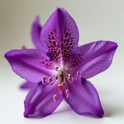 Purple flower close-up
