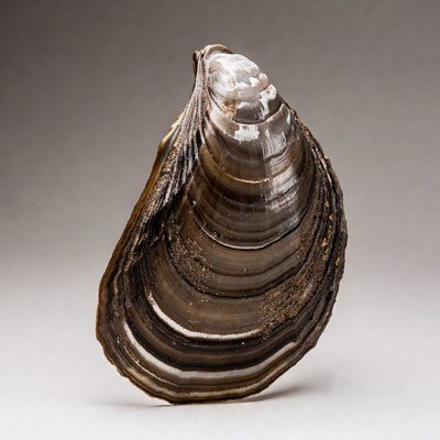 Open Oyster Shell with Pearl