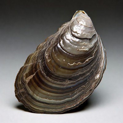 Open Oyster Shell Closeup