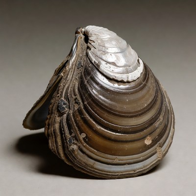 Open Clam Shell Closeup