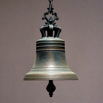 Hanging Bronze Church Bell