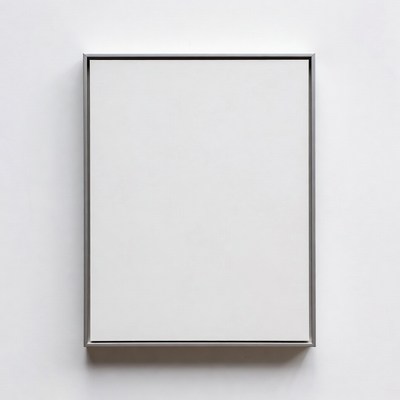 Empty White Framed Picture