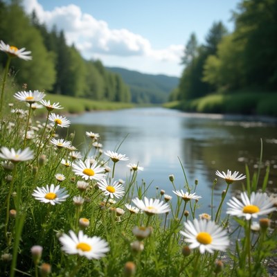 Daisies by Forest River