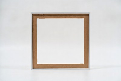 Empty White Picture Frame