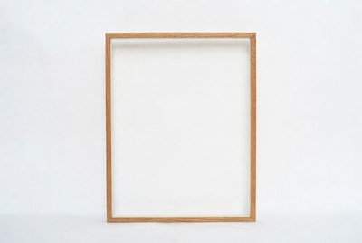 Empty Wooden Picture Frame