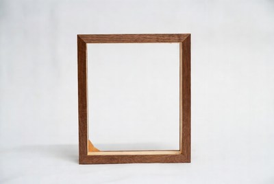 Empty Wooden Picture Frame